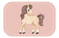 Kunstleder Patch (Farbe wählbar) 40.Pferd 2