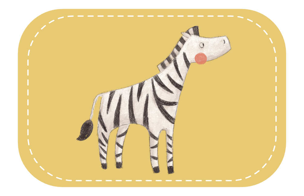 Kunstleder Patch (Farbe wählbar) 42.Zebra