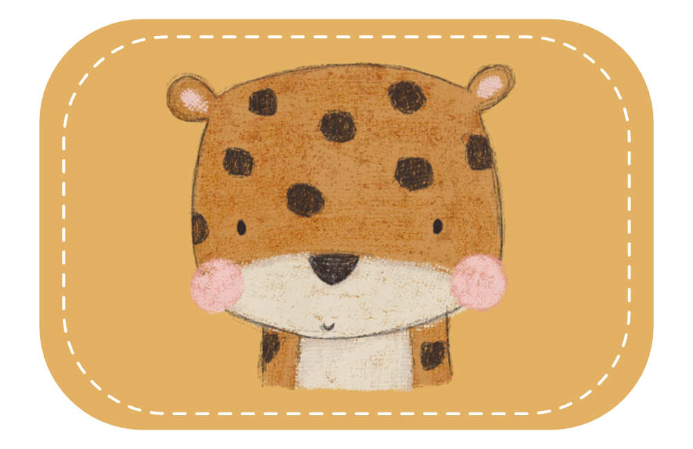 Kunstleder Patch (Farbe wählbar) 45.Leopard