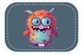 Kunstleder Patch (Farbe wählbar) 52.Monster