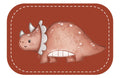 Kunstleder Patch (Farbe wählbar) 65.Dino 5