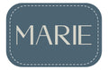 Kunstleder Patch (Farbe wählbar) Wunschname Schriftart 3