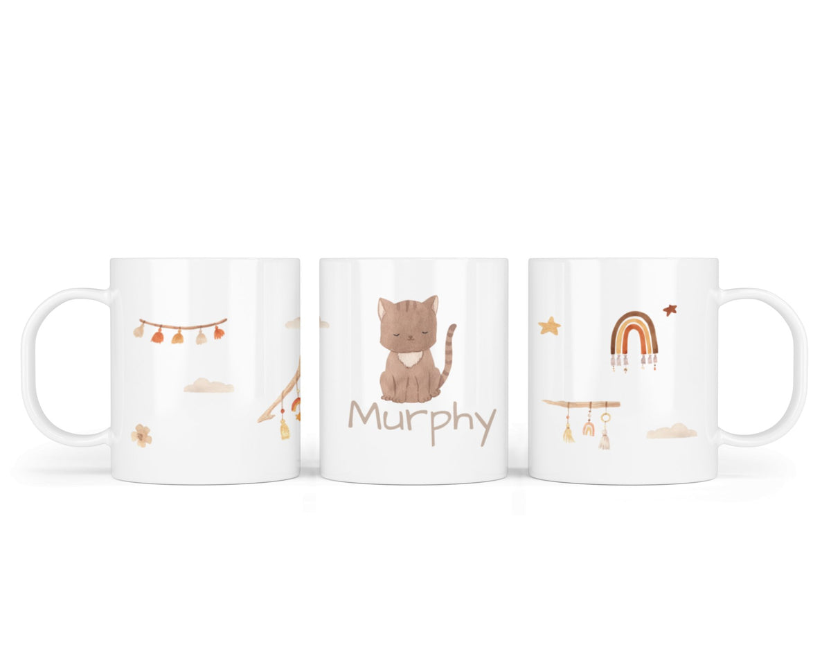Kunststofftasse 23.Katze