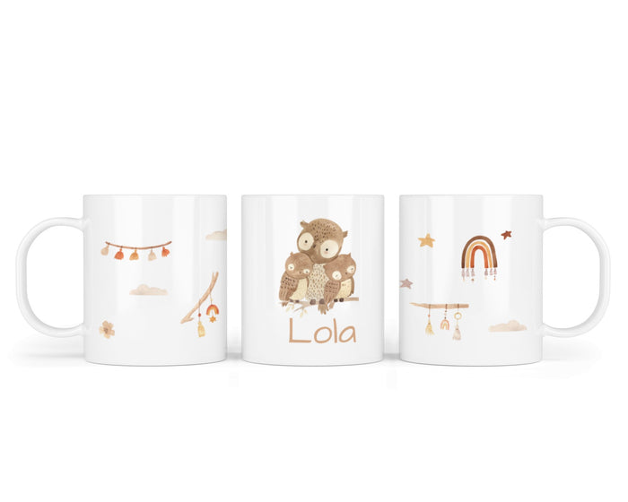 Kunststofftasse 27.Eule