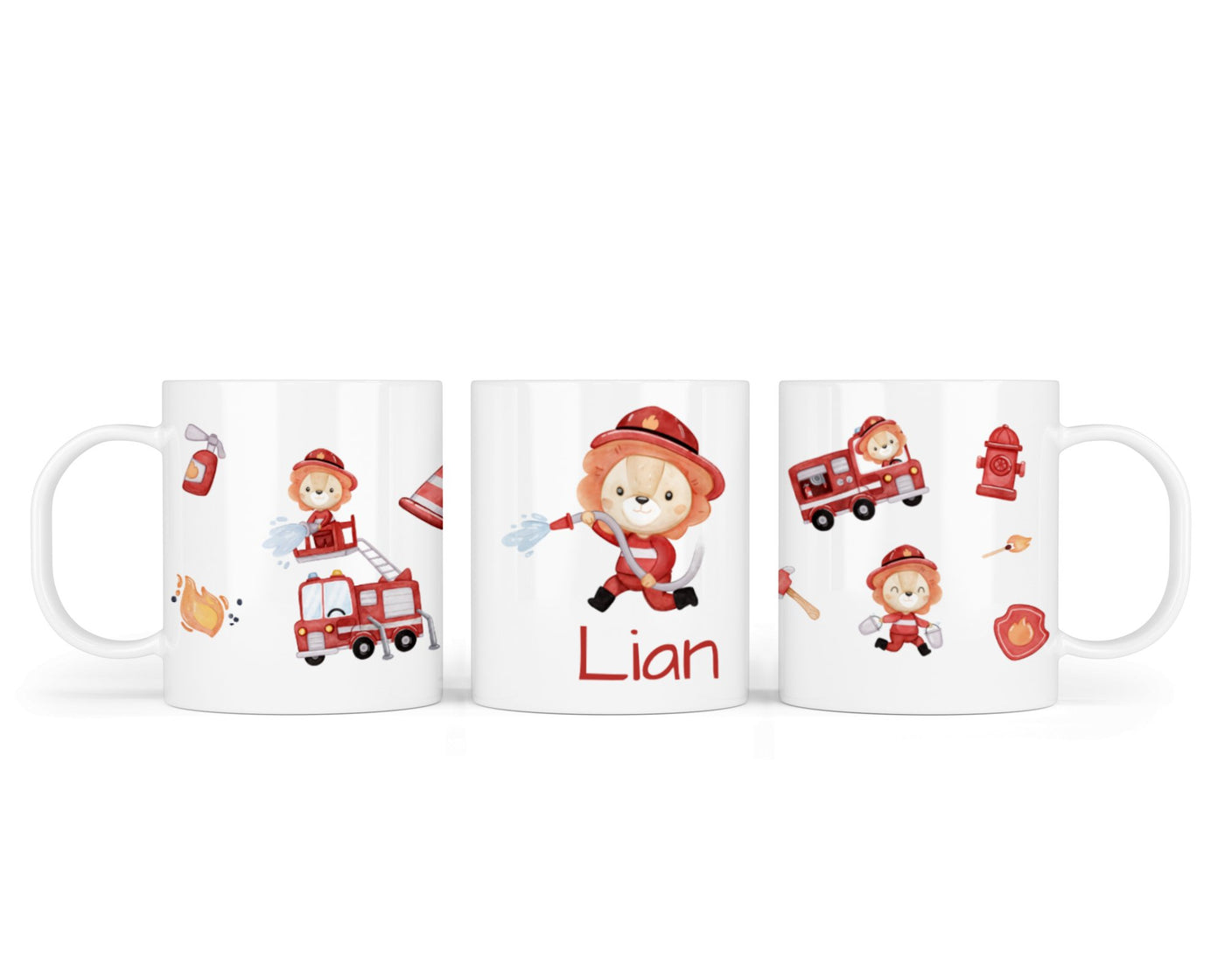 Kunststofftasse 42.Feuerwehr - Mamikes