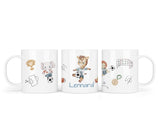 Kunststofftasse 55.Fußballtiere - Mamikes