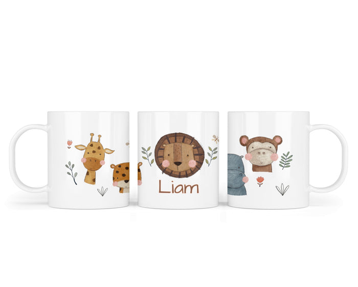Kunststofftasse 70.african animals