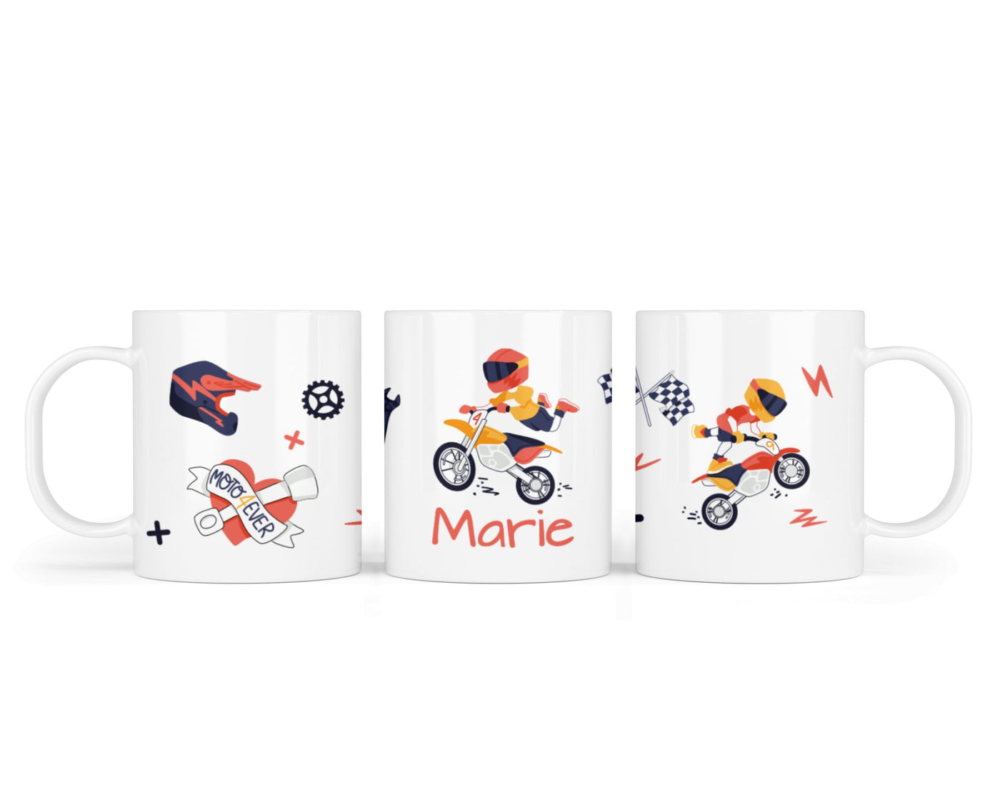 Kunststofftasse 78.Motorrad - Mamikes