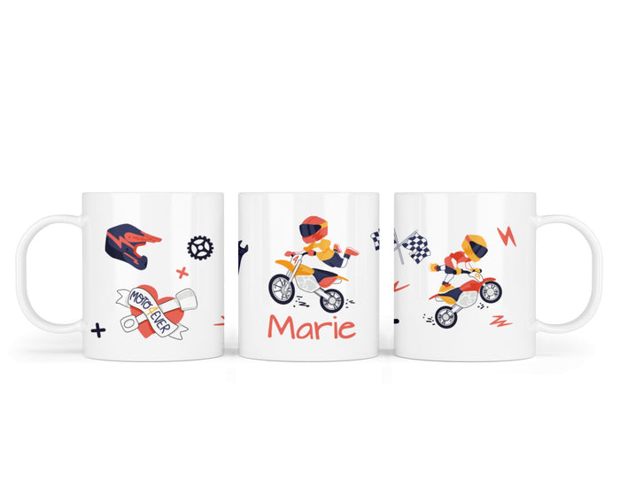Kunststofftasse 78.Motorrad