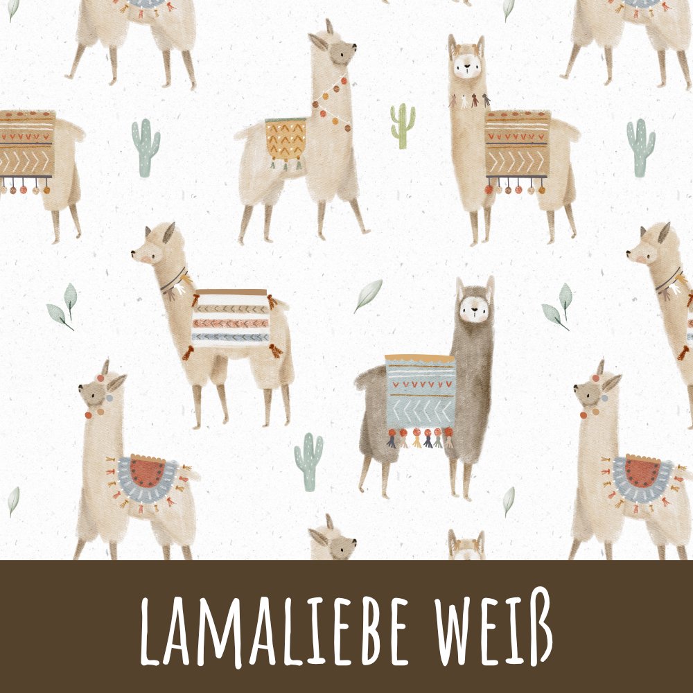 Lamaliebe weiß Bio Jersey - Mamikes