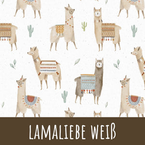 Lamaliebe weiß Bio Jersey - Mamikes