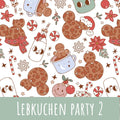 Lebkuchen party 2 Baumwolle