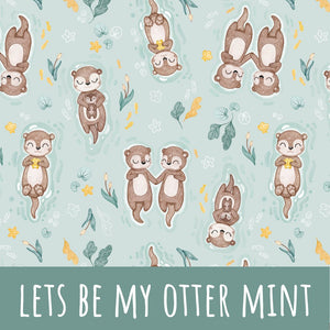Lets be my otter mint Baumwolle - Mamikes