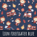 Lion firefighter darkblue Bio Jersey
