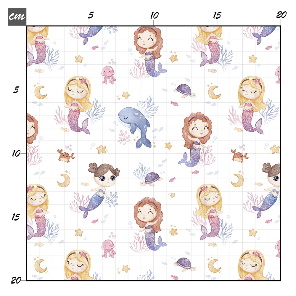 Little mermaid weiß Bio Jersey - Mamikes