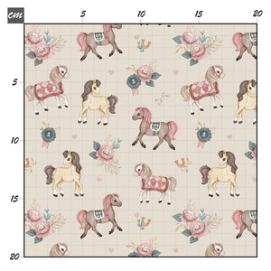 Little pony beige Bio Jersey - Mamikes