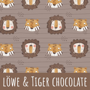 Löwe und tiger chocolate Bio Sommersweat - Mamikes