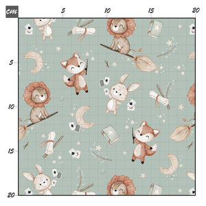Magic woodland mint Baumwolle - Mamikes