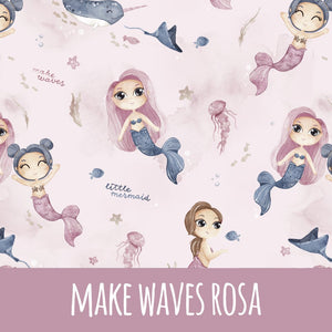 Make waves rosa Baumwolle - Mamikes