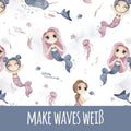 Make waves weiß Bio Jersey