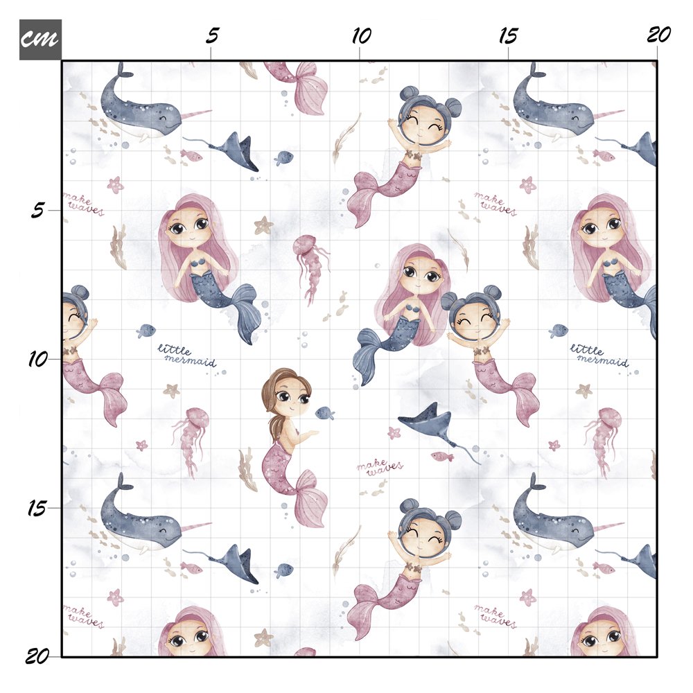 Make waves weiß Bio Jersey - Mamikes