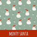 Minty santa Baumwolle