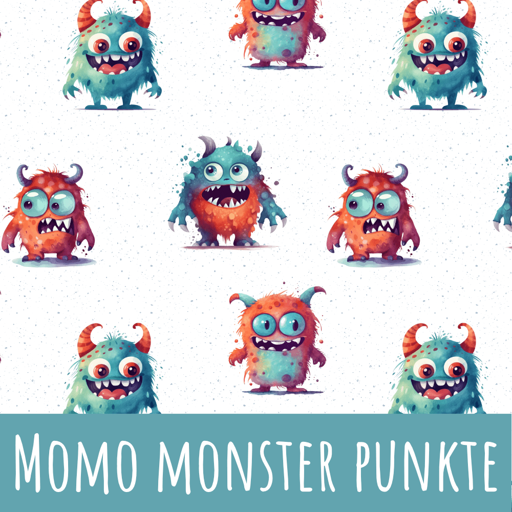 Momo monster punkte Bio Jersey - Mamikes