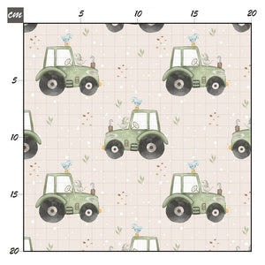Mr. big green tractor Musselin - Mamikes