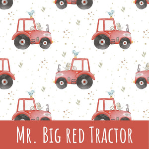 Mr. big red tractor Baumwolle - Mamikes