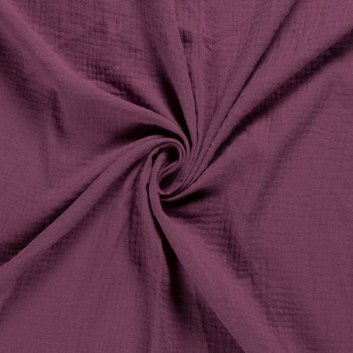 Musselin Uni altmauve - Mamikes