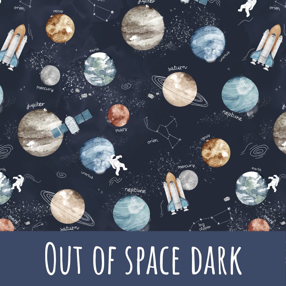 Out of space dark Baumwolle - Mamikes