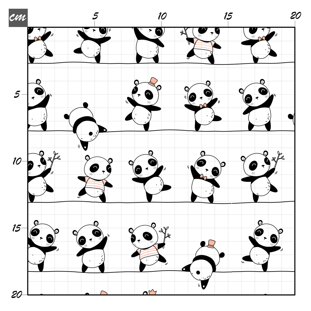 Panda parade Bio Jersey - Mamikes