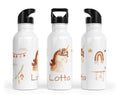 Personalisierte Edelstahl Trinkflasche 14.Einhorn