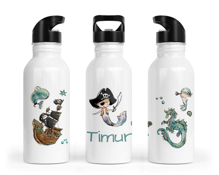 Personalisierte Edelstahl Trinkflasche 18. Merboys