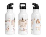 Personalisierte Edelstahl Trinkflasche 36.Elefant - Mamikes