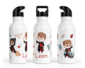 Personalisierte Edelstahl Trinkflasche 46.Zauberer