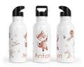 Personalisierte Edelstahl Trinkflasche 5.magic woodland