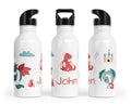 Personalisierte Edelstahl Trinkflasche 65.Drache
