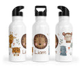 Personalisierte Edelstahl Trinkflasche 70.african animals