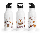 Personalisierte Edelstahl Trinkflasche 71.autumn fall - Mamikes