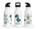 Personalisierte Edelstahl Trinkflasche 75.Dinosause