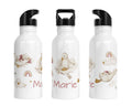 Personalisierte Edelstahl Trinkflasche 77.fluffy geese