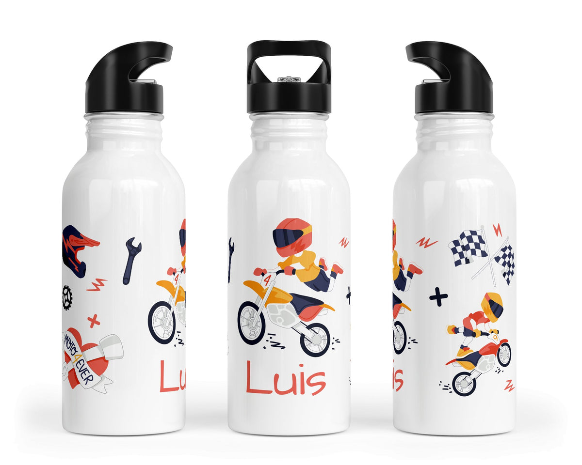 Personalisierte Edelstahl Trinkflasche 78.Motorrad
