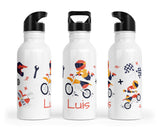 Personalisierte Edelstahl Trinkflasche 78.Motorrad - Mamikes