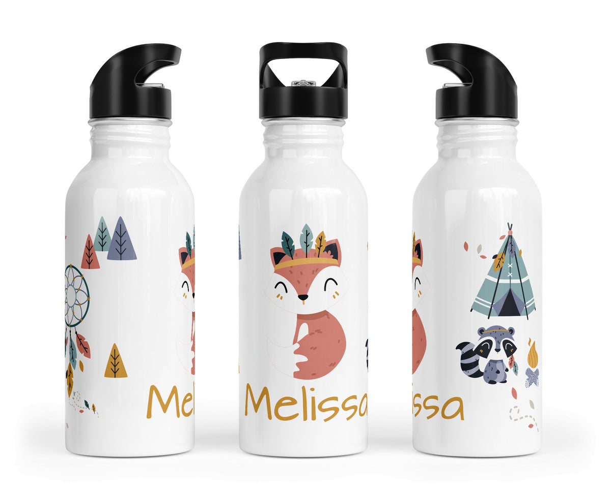 Personalisierte Edelstahl Trinkflasche 7.colors of the wind