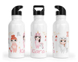 Personalisierte Edelstahl Trinkflasche 84.Pyjama Party - Mamikes