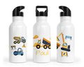 Personalisierte Edelstahl Trinkflasche 89. Baustelle 2