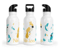 Personalisierte Edelstahl Trinkflasche 8.parrots