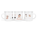 Personalisierte Emailletasse 10.pirate woodland