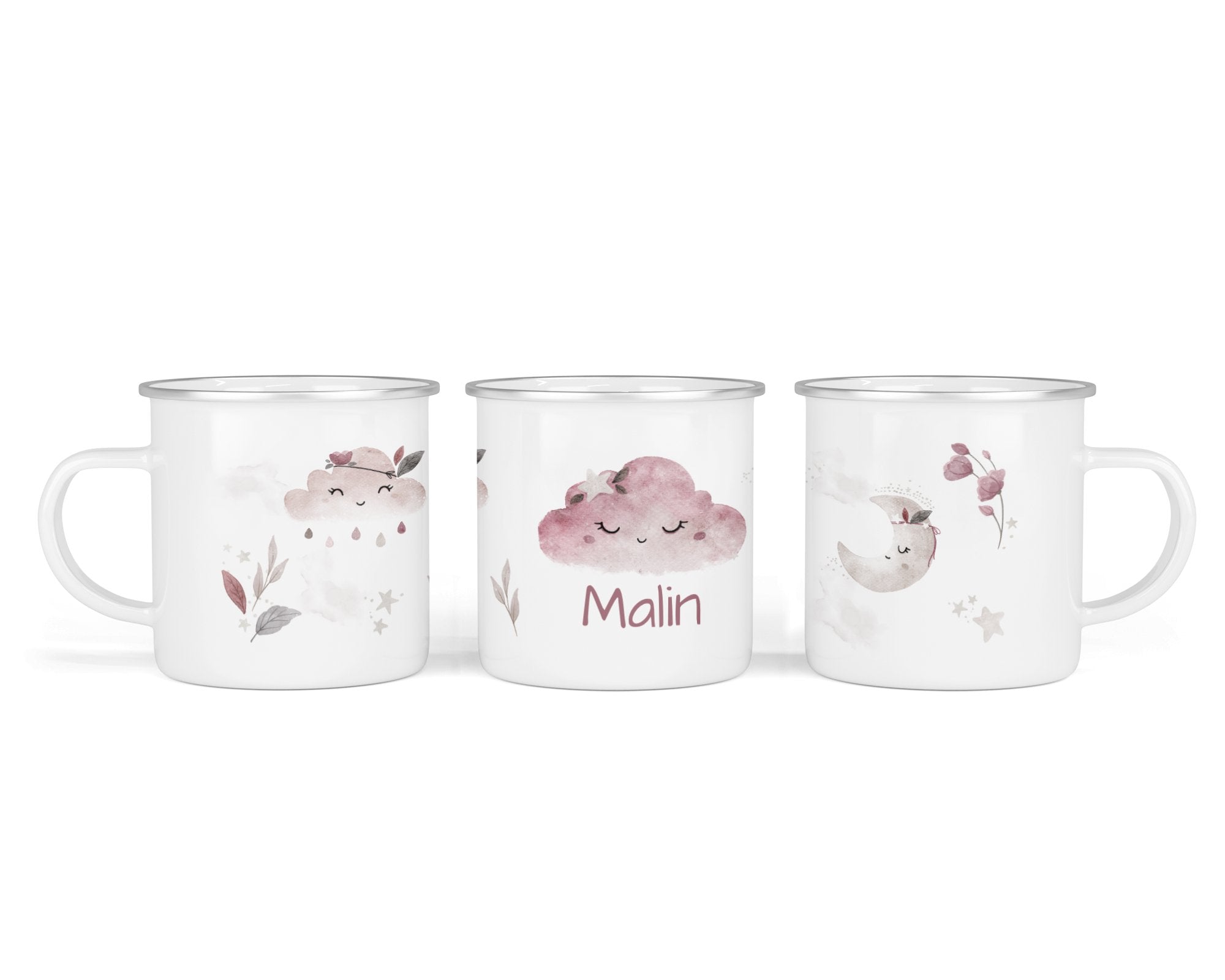 Personalisierte Emailletasse 29.boho cloud - Mamikes
